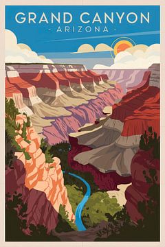 Grand Canyon, Arizona van Poster Art Shop