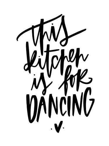 This kitchen is for dancing!