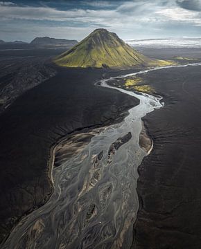 The green volcano
