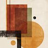 Vintage Rhythm – Mid-Century abstracte vormen van Imaginative