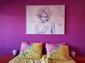 Klantfoto: In Bed with Madonna Abstract van Art By Dominic