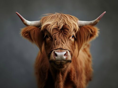 Scottish Highlander in Focus - Tender and Powerful