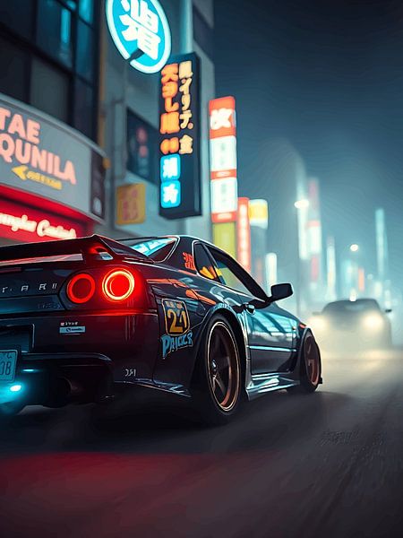 Neon Street Drive van rendyokt rendy