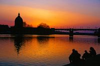Sunset on the Garonne, Toulouse