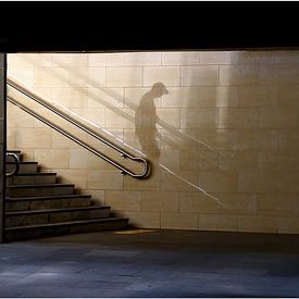Shadow on the wall by Henk Langerak