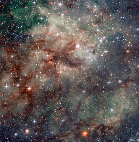 Close-up of the Tarantula Nebula | 30 Doradus | Hubble Space Telescope