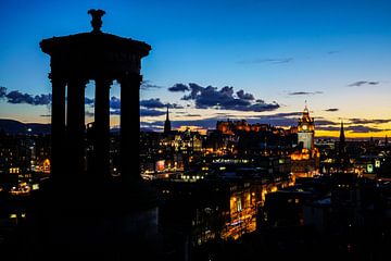 Edinburgh met een Blue Hour Highlights van Leo Schindzielorz