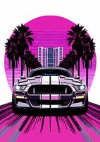 Paarse mustang