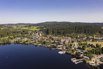 Luchtfoto Titisee in het Zwarte Woud van Werner Dieterich