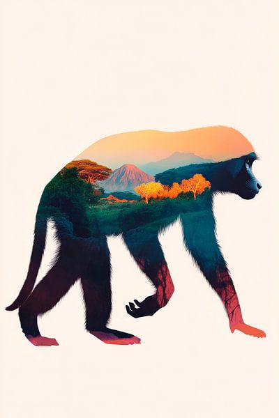 Animal landscapes by Poster Art Shop