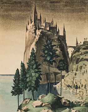 Franz Sedlacek, Het kasteel, 1925 van Atelier Liesjes
