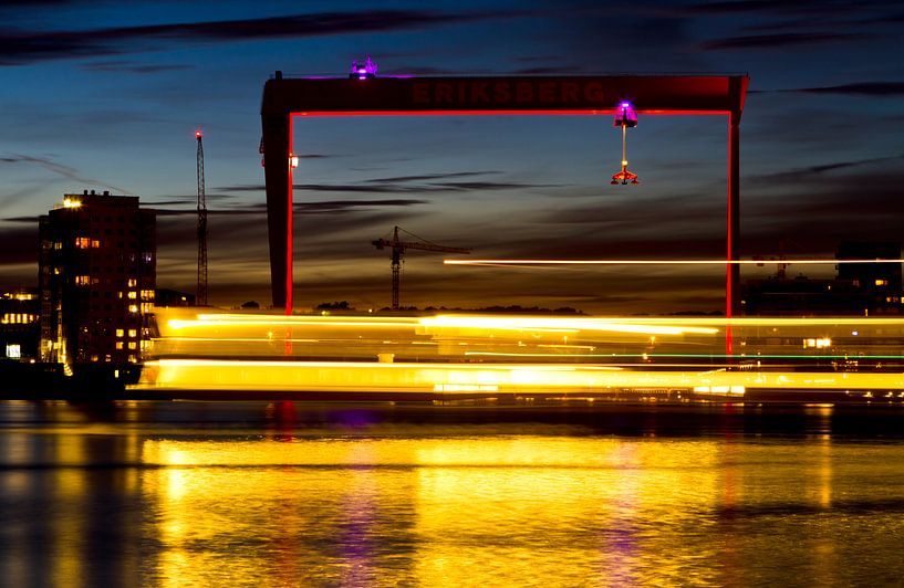 Le port de Göteborg - Naviguer au large par Colin van der Bel