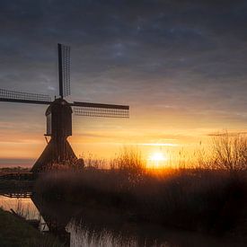 Sunrise Uitwijk mill by Zwoele Plaatjes