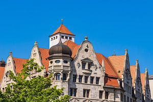 Historisches Gebäude in der Stadt Leipzig
