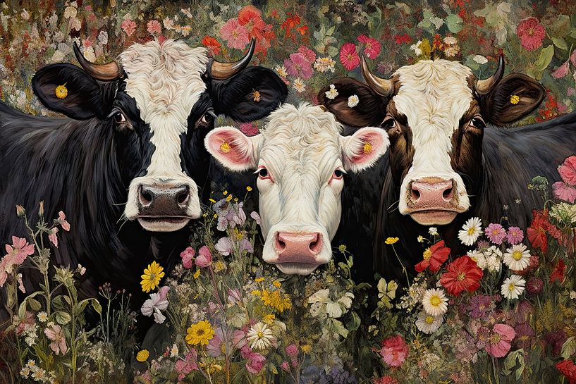 Vaches dans le pré par Wall Wonder