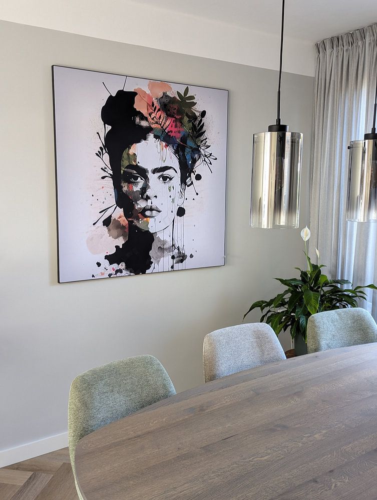 Black &amp; white with flower colour splash  von Bianca ter Riet 