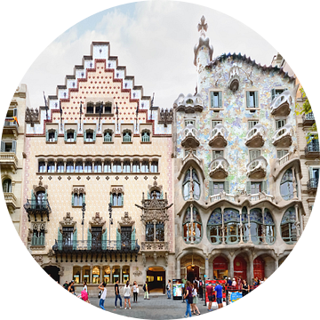 Barcelona | Casa Batllo door Antoni Gaudi van Panorama Streetline