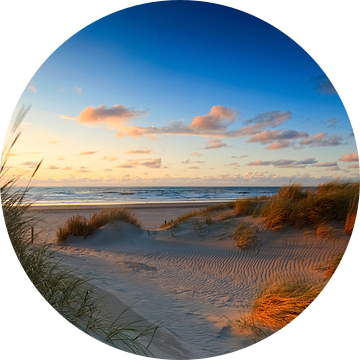 zonsondergang achter de Hollandse duinen van gaps photography