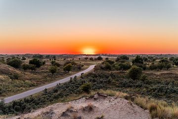 Amsterdam water supply dunes with sunset (0157) by Reezyard