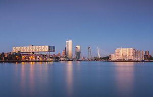 Rotterdam blue morning van Ilya Korzelius