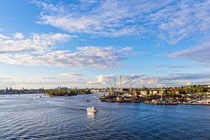 Blick auf Stockholm, Hauptstadt von Schweden