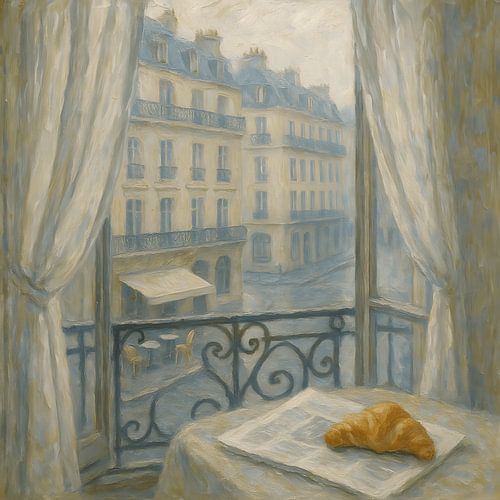 Parisian Morning Silence