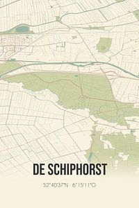 Carte ancienne de De Schiphorst (Drenthe) sur Rezona
