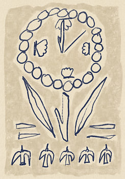 Bloemsymbolen in de volkskunst