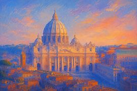 St Peter's Basilica Rome by Salt Theory