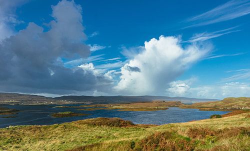 De prachtige, verlaten natuur van Schotland. Isle of Skye in Groot-Brittannië