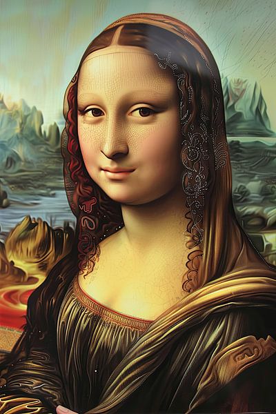 fantasie portrait mona lisa von Egon Zitter