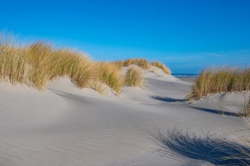 Strand op het eiland Schiermonnikoog in de Waddenzee van Sjoerd van der Wal