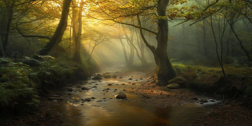 Wald von fernlichtsicht