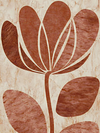 Fleur en terre cuite sur IamHomeStudio