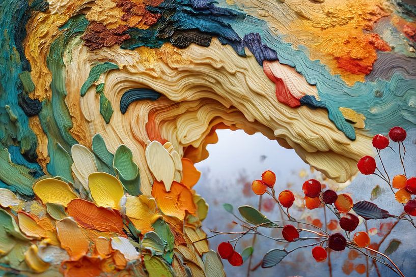 picturesque abstract autumn by Egon Zitter