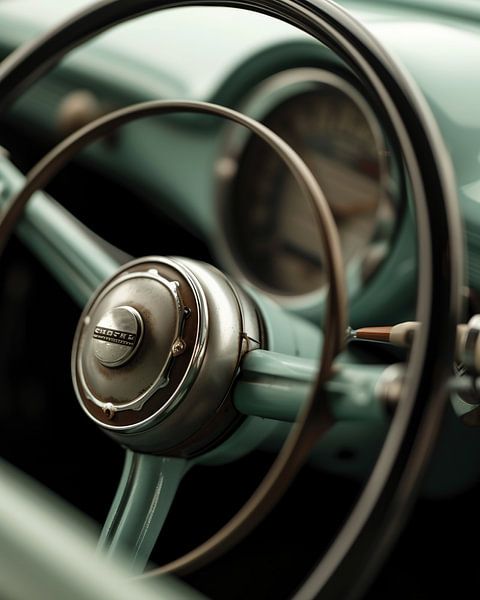 Auto in detail bekeken van fernlichtsicht