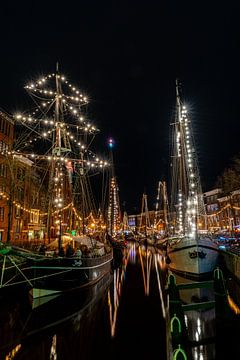 WinterWelVaart on the Hoge and Lage der A in Groningen by Vincent Alkema