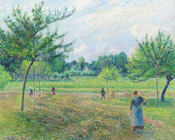 Camille Pissarro,Hooi maken te Eragny, 1892