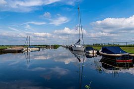 Quiet Marina near IJlst - Sailing in the Frisian Lakeland by Franklin Driessen