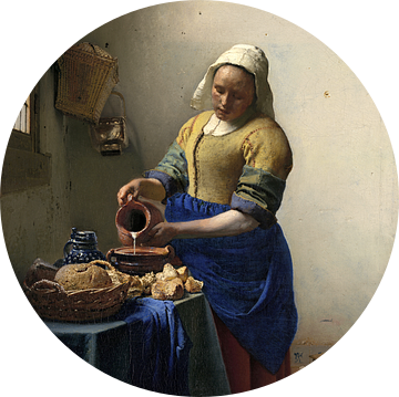 Het Melkmeisje - Vermeer Schilderij (HQ)