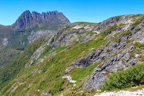 Blick vom Marion-Aussichtspunkt am Cradle Mountain