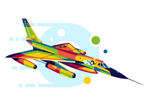 B-58 Hustler in Pop Art