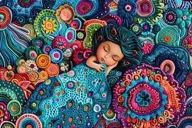 painterly abstract portrait