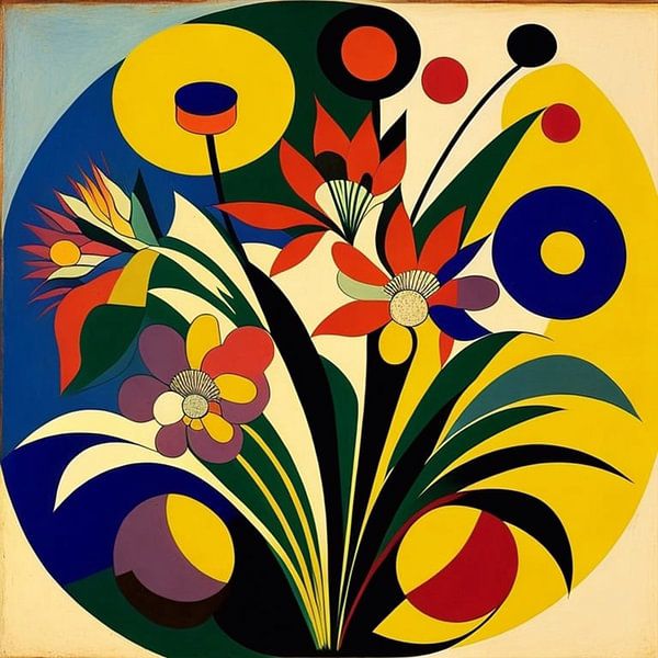 Fröhliche Blumen 1 von Renato Daub
