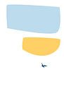 Vrijheid - grafische illustratie met lucht, licht, vogel, lucht, licht van Kim Karol / Ohkimiko thumbnail