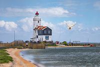 The lighthouse of Marken in Holland
