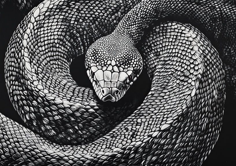 The call of the unknown: The snake as a symbol of change by Niklas Maximilian