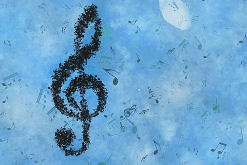 In de wolken met muziek