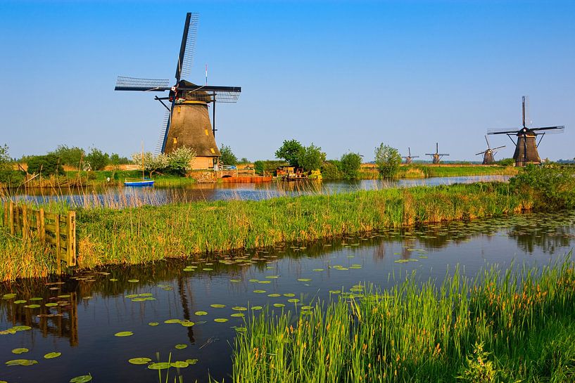 Moulins à Kinderdijk par Henk Meijer Photography