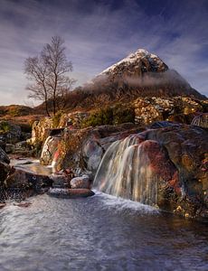 Waterval Buachaille etive mòr, Schotland van Bob Slagter